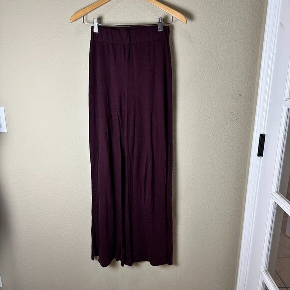 URBAN OUTFITTERS Soft Wide Leg Side Slit Pants Trousers Size XS - Picture 3 of 9
